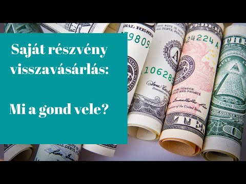 Videó: Jó a részvény visszavásárlás?
