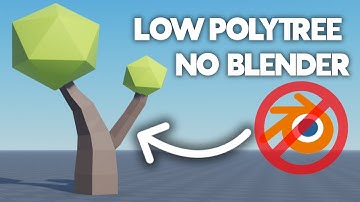 How to make a LOW POLY Tree (WITHOUT BLENDER) (BEGINNERS) 2022