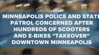 MPD and State Patrol concerned after hundreds of electric scooters and e-bikes takeover downtown
