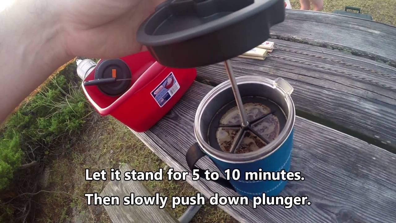 GSI Outdoors Java French Press Field Test on Ocracoke Island YouTube