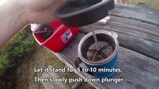 GSI Outdoors Java French Press Field Test on Ocracoke Island