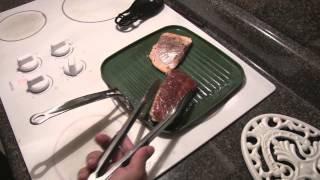 My Personal Chef: Grilled Salmon w/ Pickle Ginger & Tomato Cucumber Salad screenshot 5