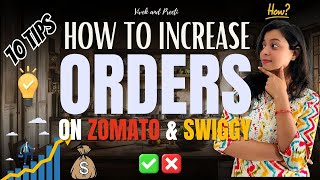How to increase orders on zomato and swiggy | 10 Hacks for More Orders | Sharing our experiences screenshot 4