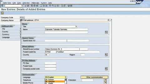 murali krishna nookella tutorial Organizational units in SAP ERP