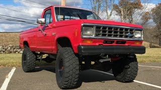 My 1983 Ford Ranger Lifted V6 4x4 (Fully Built)