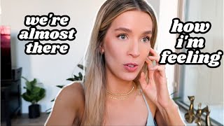 HOW I'M FEELING... IVF SIDE EFFECTS + BACKYARD UPGRADE | leighannvlogs