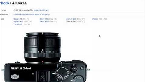 Embedding Images from Flickr: Fujix-forum.com