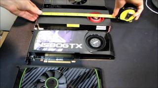 NVIDIA GeForce GTX 590 Length & Physical Characteristics Comparison Linus Tech Tips