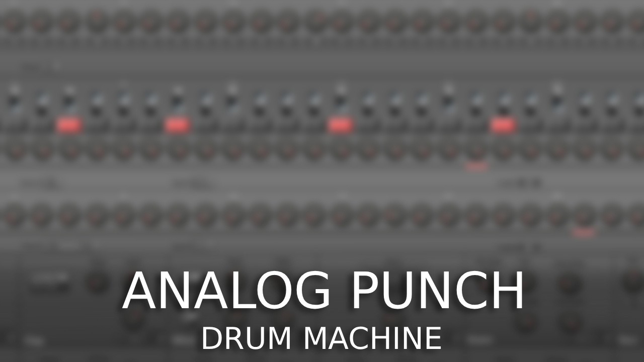 SynDrum - Analog-Modeled Drum Machine (Reaktor Instrument)