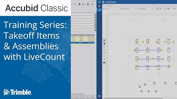 Accubid Classic Estimating & LiveCount: Takeoff Linked Items and Assemblies