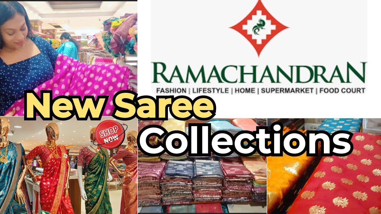 രാമചന്ദ്രൻ NEW SAREE collections🥳||silk saree, banarasi saree, cotton saree..| #ramachandran #saree