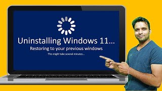 Uninstall Windows 11 | Rollback to Windows 10 again Step by Step