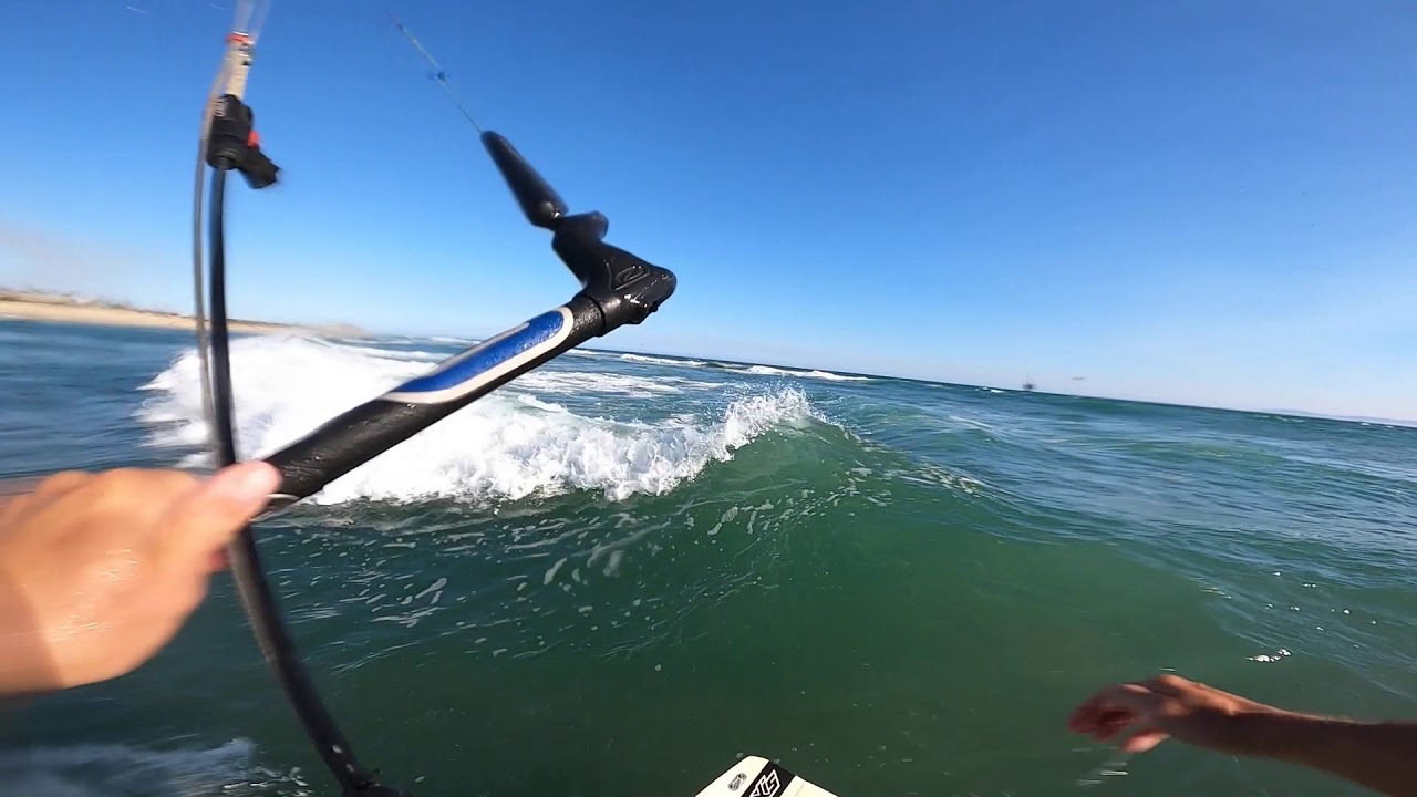 Kitesurfing at Huntington Beach / Bolsa Jetty YouTube