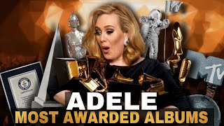 Most Awarded Albums Of Adele | Hollywood Time