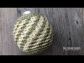 Mint Swirl Christmas Bauble Crochet Pattern