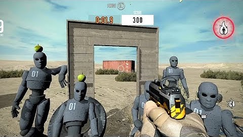 GUNSIM - 3D FPS Shooting Guns | gameplay walkthrough part 3 | Red Chilli Gaming | Android iOS