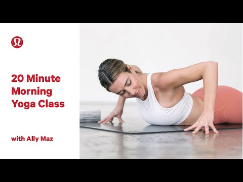 20 Minute Morning Yoga Class with Ally Maz | lululemon