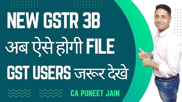 GST Update GSTR 3B EXPLAINED !! GSTR 3B Return Filing Amend GST Return GSTR 3B