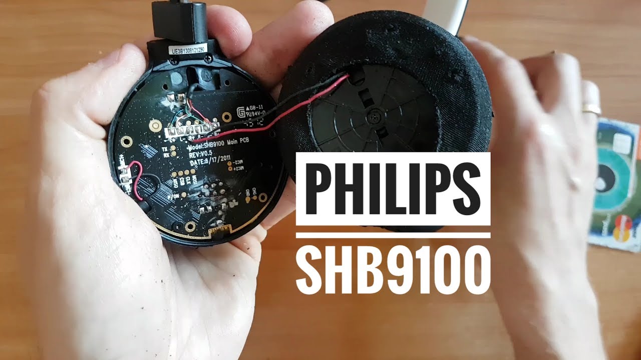 Philips SHB 9100 How to open headset? PL Comment - YouTube