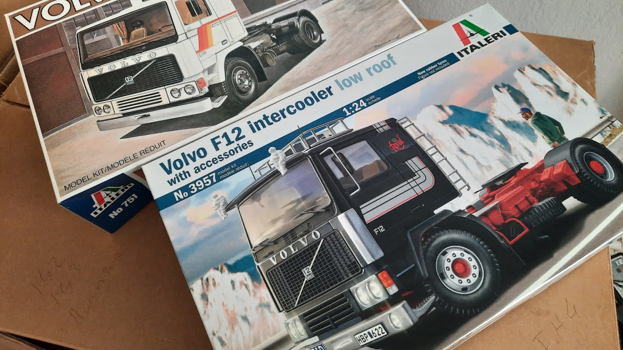 Italeri 3957 volvo f12 intercooler low roof 1/24 new print