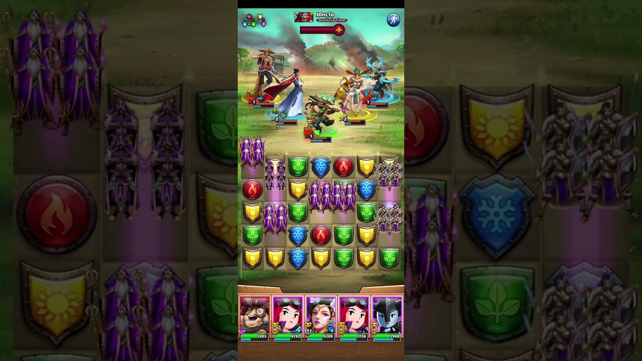 ~Ковчег~ vs Audacia Time | War | Empires & Puzzles Боевое Равенство