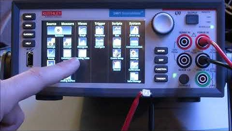 Làm thế nào để khảo sát đặc tính IV của linh kiện bán dẫn như Transistor, diod, led, Fet...