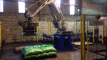 Abb Robot Palletising System / Coal Palletising Line / Dev Automation