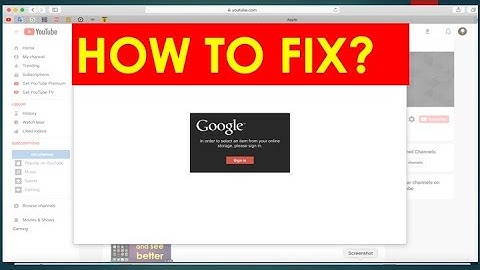 Youtube - How to fix change channel art error on macOS