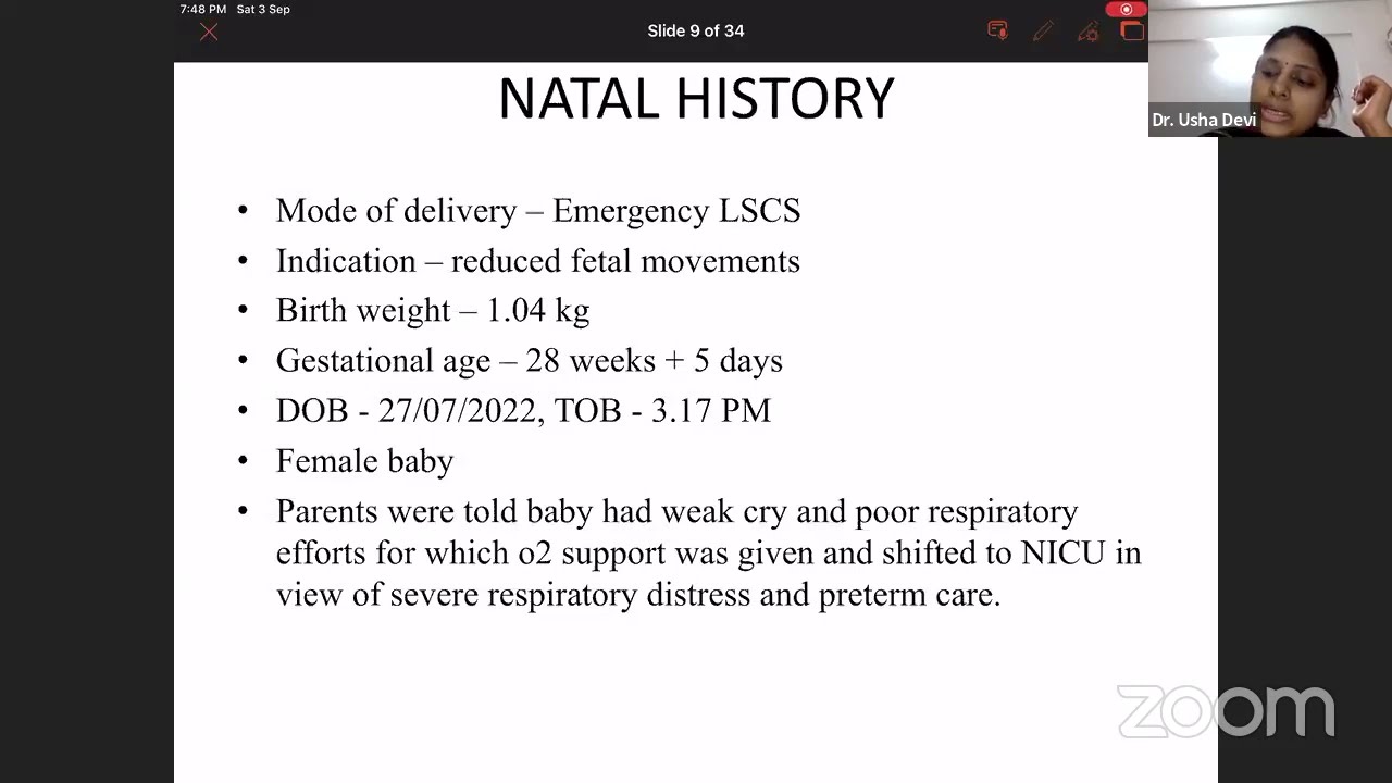 Postgraduate Clinics No.75 - Preterm Baby with Breathlessness