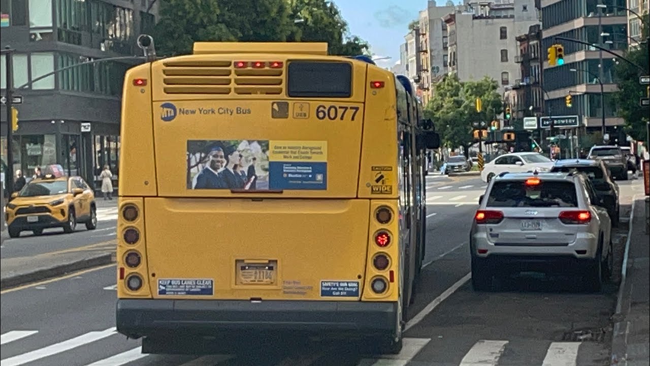 Full Ride 2017 XD60 #6077 on M101 to East Village 3 Avenue-6 Street via Lexington Avenue