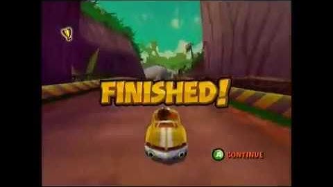 Crash Tag Team Racing: Fossil Fuel Injection - Fast Lap Speedrun (0:44.87)