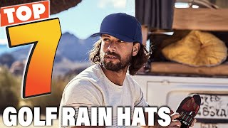Top 7 Best Golf Rain Hats for Wet Weather