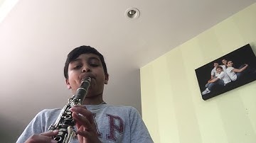 B Melodic Minor on Clarinet Completely Memorized