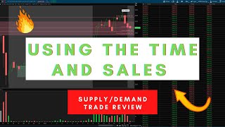 Day Trading Using Time and Sales || Supply and Demand