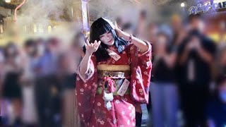 大バズりした大人気の日本人形ゾンビちゃんが踊るAdo唱ダンスでの突然のファンサが可愛すぎた【USJ】ハロウィーン・ホラー・ナイト『ゾンビ・デ・ダンス』2023.9.29（金）21:20