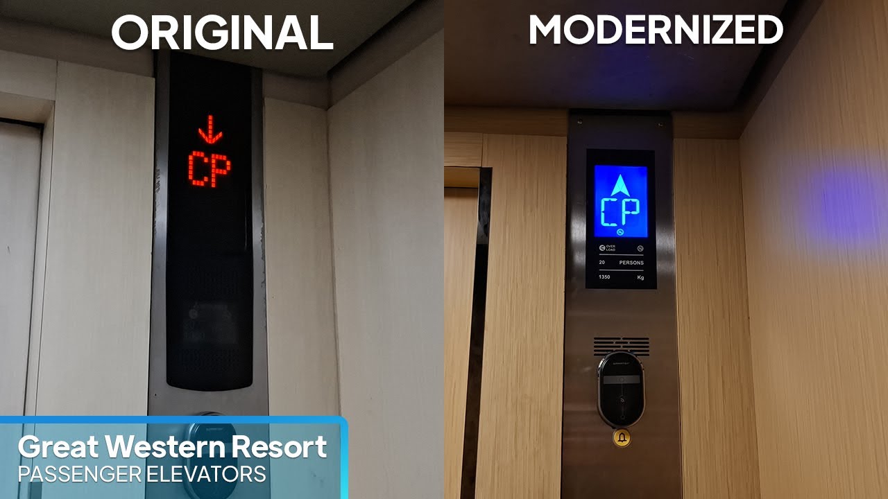 Original & Modded Mitsubishi Elevators - Great Western Resort, Tangerang