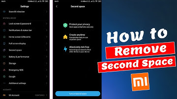 How to turn off/delete second space | Second space delete kaise kare | Xiaomi Redmi
