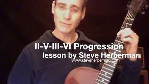 II-V-III-VI  Guitar Lesson with accompanying PDF