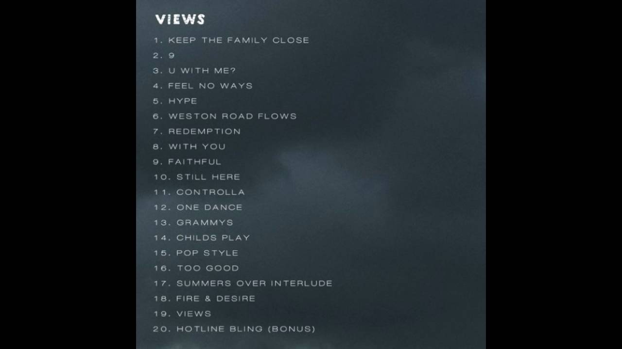 drake the views full album fameolous