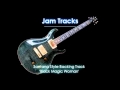 Santana style guitar backing track   minor blues