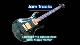 Video thumbnail of "Santana Style Guitar Backing Track  / Minor Blues"