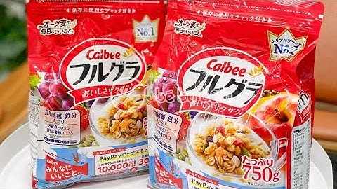 [Review] Ngũ Cốc Calbee Ăn Kiêng Giảm Cân Nhật Bản