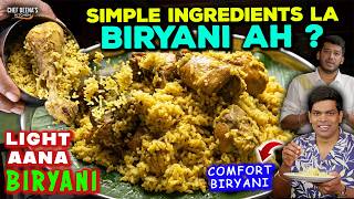 Stomach-la lightu🔥Taste-la weightu💪🏻 வீட்ல இருக்கறத வச்சே சுவையான Kongu Biryani Chef Deena's Kitchen