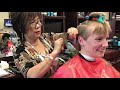 Shelby LV: She Goes From Lob to Pixie Cut in a Barber Shop (YT Original)