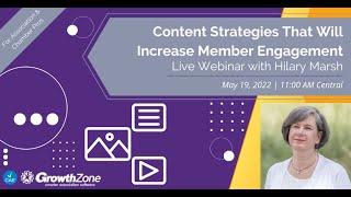 Content Strategies That Will Increase Member Engagement with Hilary Marsh