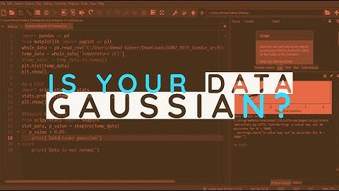 Part 10: Data Gaussian distribution test | Probabilities for Machine Learning
