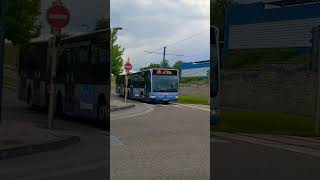 passage de la 539 bus 7 direction Palente espace industriel + signe