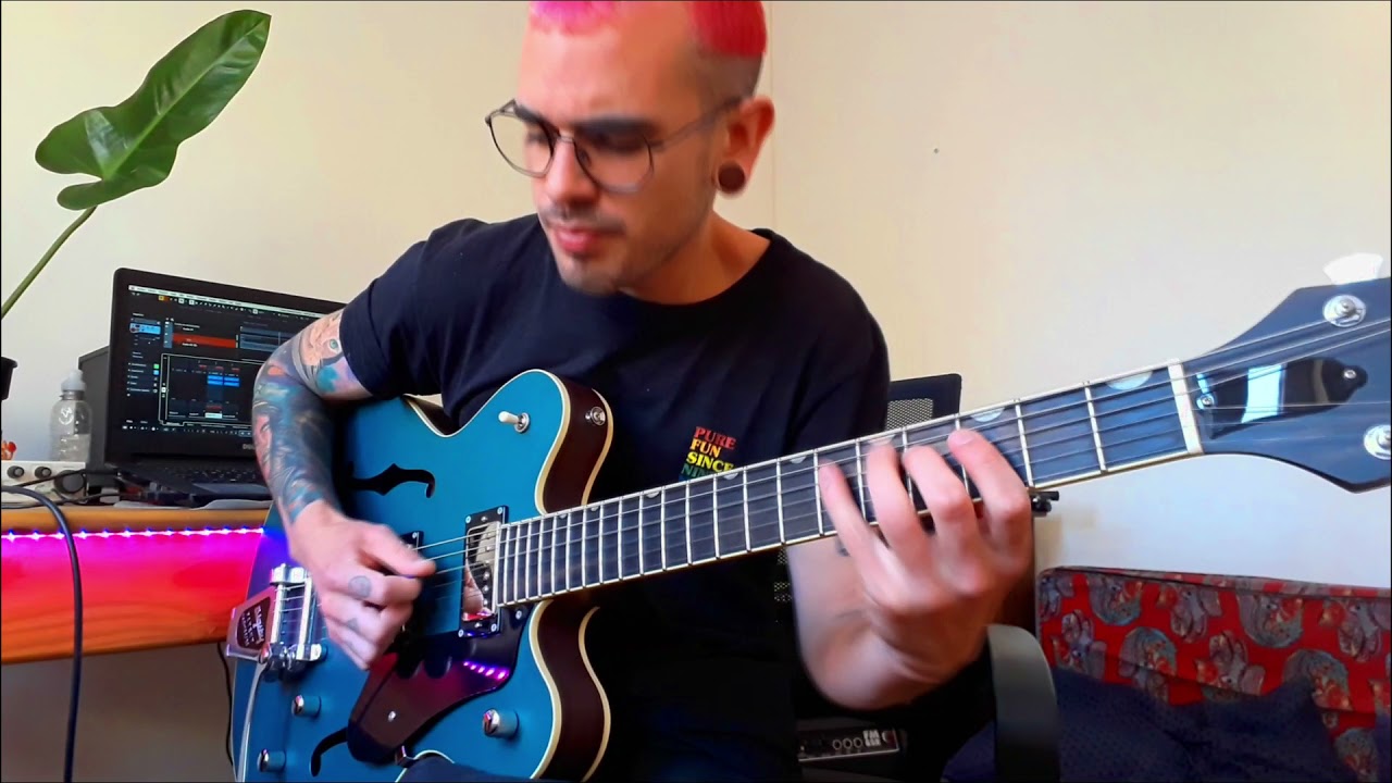 CA7RIEL BAD BITCH - Guitar Cover- Federico  Tierra.