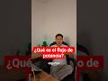 ¿Qué es el flujo de potencia?