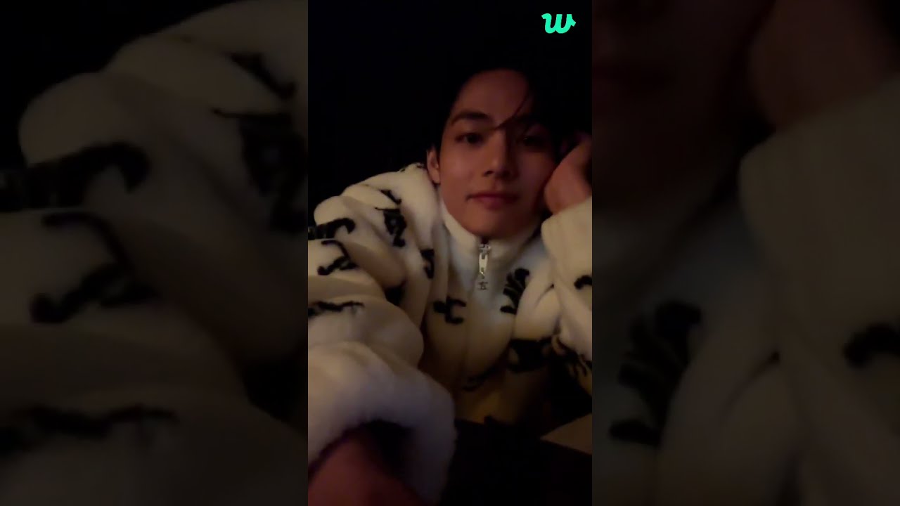 بث تايهيونغ الجديد مترجم BTS V LIVE FULL لايف تاي taehyung live
